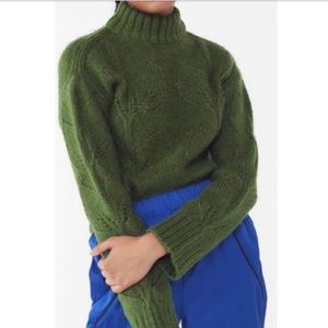 Urban Outfitters Green Turtleneck